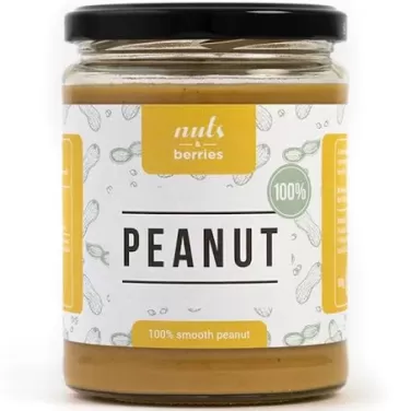 Nuts&berries 100% földimogyorókrém smooth 500 g