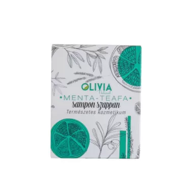 Natural menta-teafa sampon szappan 90 g