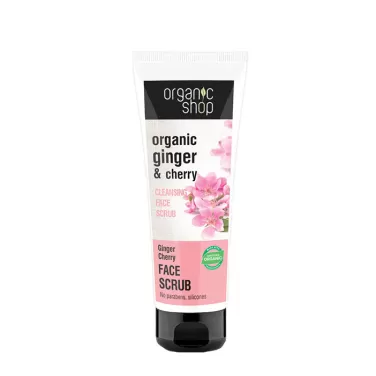 bio gyömbéres cseresznye tisztító arcradír 75 ml
