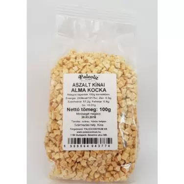 aszalt alma kocka cukormentes kínai 100 g