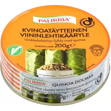 Palirria rizzsel töltött szőlőlevél -quinoa 200g