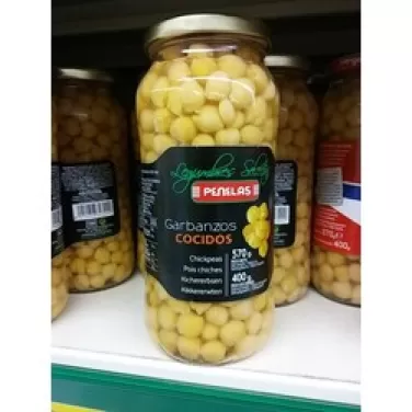 Penelas főtt csicseriborsó 570 g