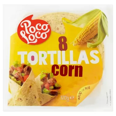 kukoricás lágy tortilla 320 g