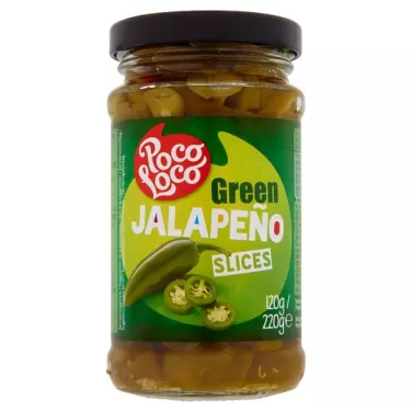 szeletelt zöld jalapeno paprika 225 g