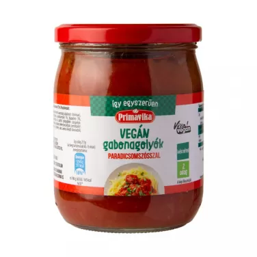 Primavika vegán gabonagombócok paradicsommártásban 430 g