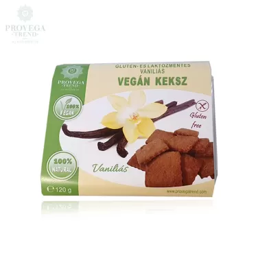 Gluténmentes vaníliás vegán keksz 120 g
