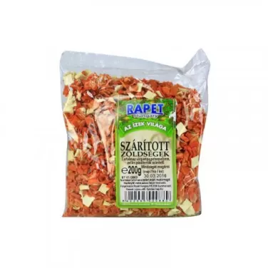 szárított zöldségek 200g
