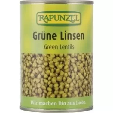 bio zöld lencse lében 400 g