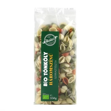 Bio tészta tönköly kagyló 3 színű 350 g