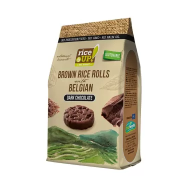 snack puffasztott rizs korongok étcsokis 50 g