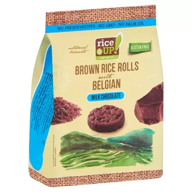 snack puffasztott rizs korongok tejcsokis 50 g