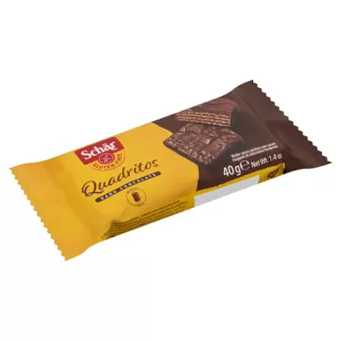 Gluténmentes étcsokoládéval bevont kakaós ostya 40 g