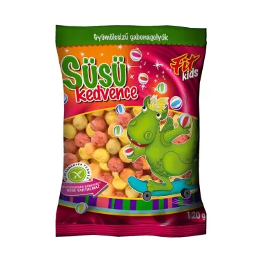 Süsü gyümölcsízű gabonagolyók 120 g