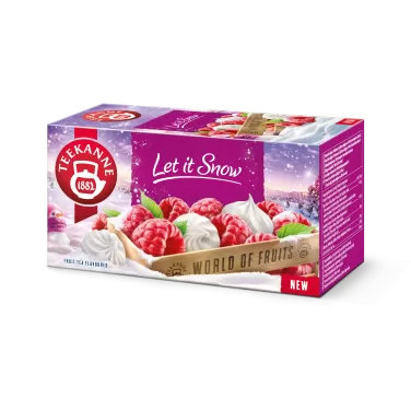 let it snow habcsók és málna ízű gyümölcstea 20x2,25g 45 g
