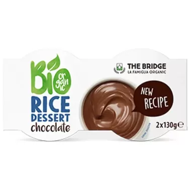 The Bridge bio rizs desszert csokoládé 2x130g 260 g