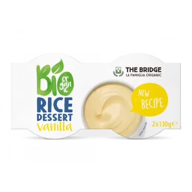 The Bridge bio rizs desszert vanília 2x130g 260 g