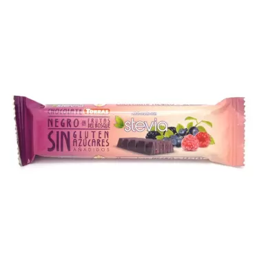 Gluténmentes étcsokoládé erdei gyümölcs steviával 35 g