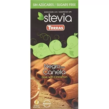 Gluténmentes étcsokoládé fahéj cukor nélkül 125 g