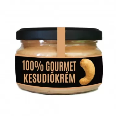 100% gourmet kesudiókrém 200 g