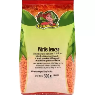 vöröslencse 500 g