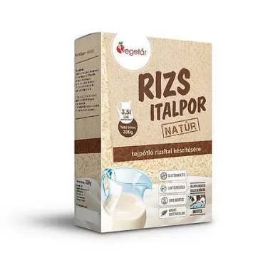 Vegetár-növényi italpor rizs natúr 350g