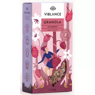 granola málnával és kesudióval 275 g