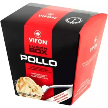 Vifon lunch box csirke ízesítésű instant rizstészta étel dobozban 85g