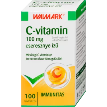 c-vitamin 100mg cseresznye tabletta 100db