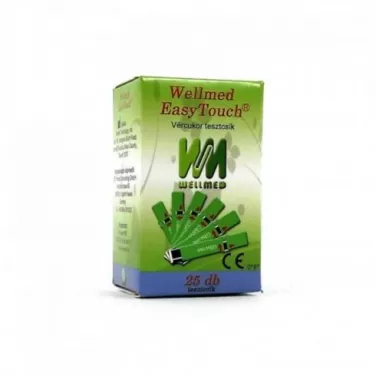 Wellmed easytouch vércukor tesztcsík 25 db
