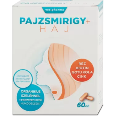 Pajzsmirigy+haj kapszula 60 db