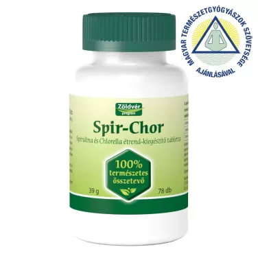 Spir-chor alga tabletta 100% 60+18db 78 db